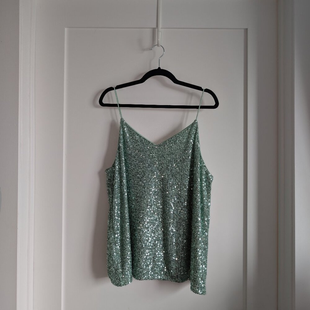 RIVER ISLAND | Sequin Cami Top